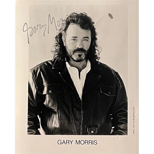 Country Pop Singer Gary Morris Signed Photo