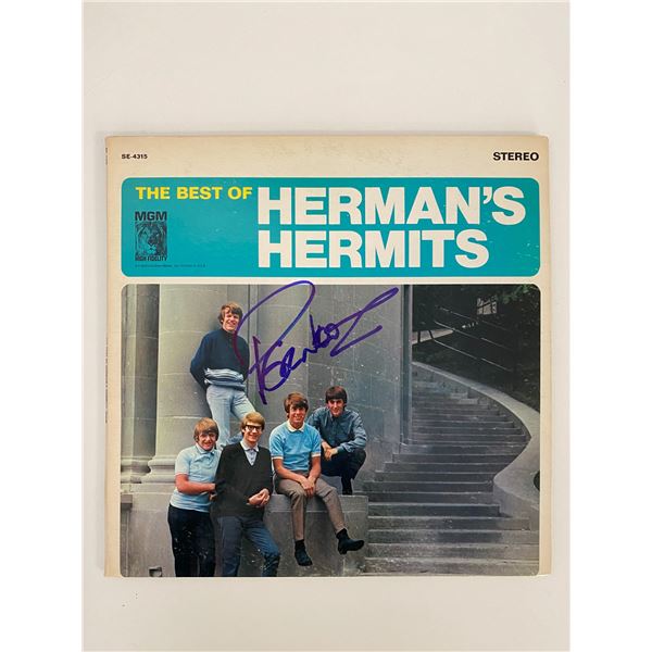 The Best of Herman's Hermits Peter Noone signed album
