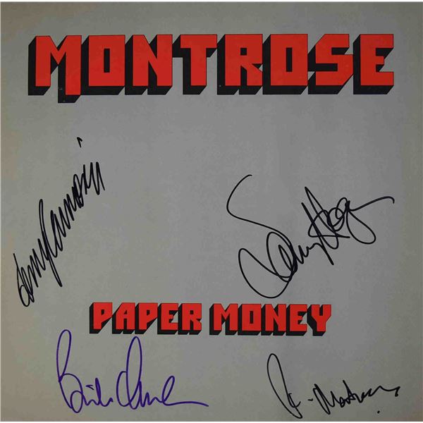 Montrose signed Paper Money album