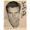 Image 1 : Soap Opera actor star Cameron Mathison Signed Photo