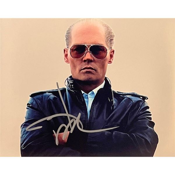 Black Mass Johnny Depp Signed Photo