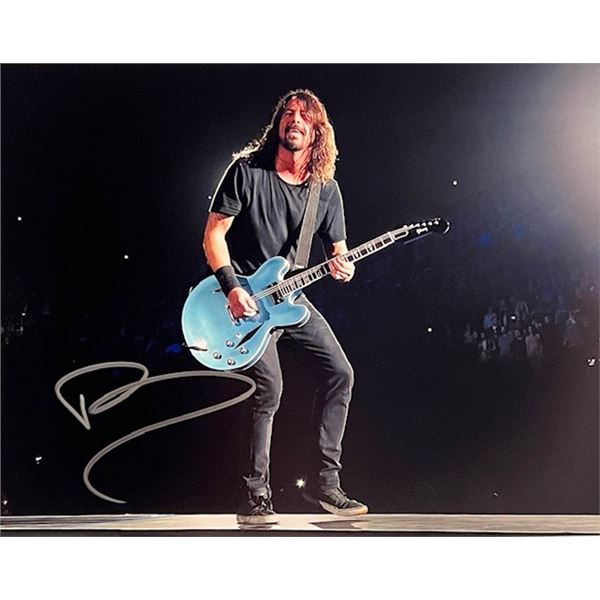 The Foo Fighters Dave Grohl Signed Photo