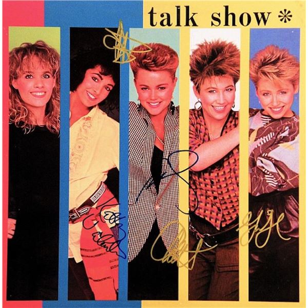 The Go- Go's Talk Show signed album. GFA Authenticated