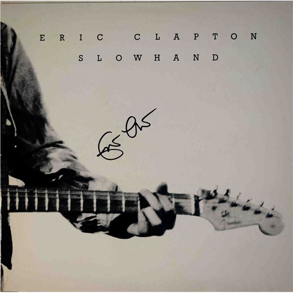 Eric Clapton signed Slowhand album