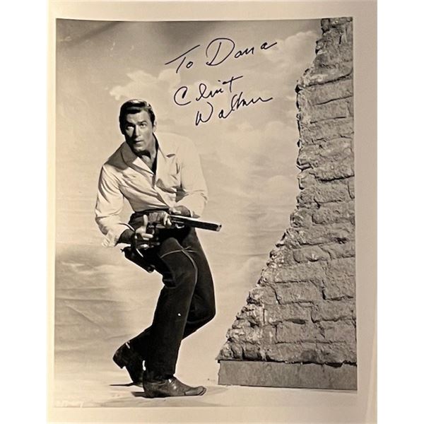 Western Series Cheyenne Clint Walker Signed Photo