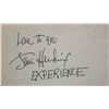 Image 1 : Jimi Hendrix signed slip