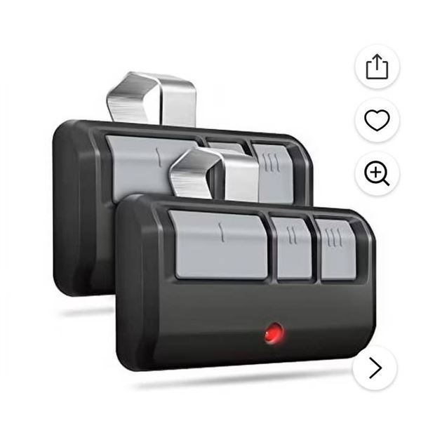 Creacity Universal Garage Door Opener Remote Pack of 2