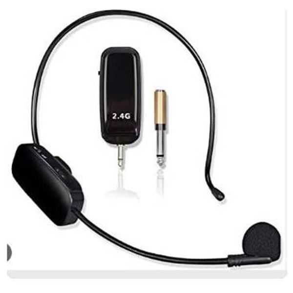 2.4G Wireless Microphone System with 50m Range and Noise-Canceling Technology