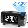 Image 1 : Liorque Projection Alarm Clock With LCD Display And Adjustable Projection