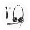 Image 1 : Wantek Call Center Headset Model A600D 3.5mm Jack Noise Cancelling