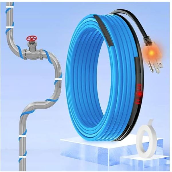 Maxkosko Pipe Heating Cable with Self-Regulating Technology, 120V