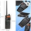 Image 1 : BAOFENG 5W Handheld Ham Radio with 3800mAh Type-C Charging Battery Long Range 2 Way Radio