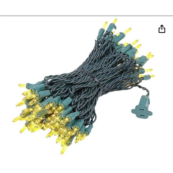 Novelty Lights Commercial Grade Mini Lights 100-Light Set 50 ft