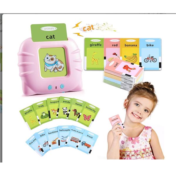Talking Flash Card Educational Toys Reading Machine Montessori Toys Speech Therapy Autism Toys Learn