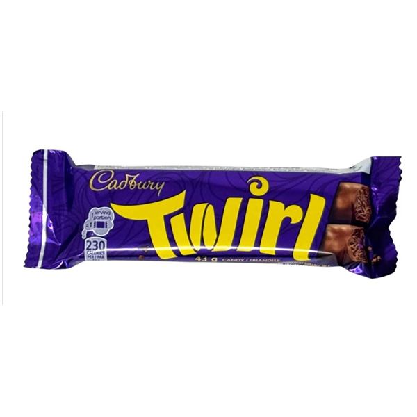 Cadbury Twirl Chocolate Bars 15 x 43g
