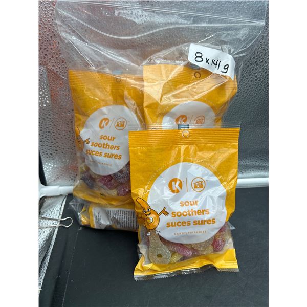 K Sour Soothers Candy 8 x 141g Bags