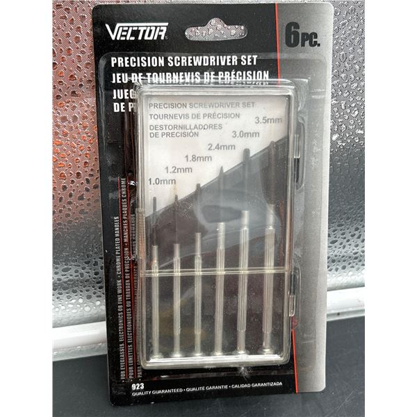 Vector 6-Piece Precision Screwdriver Set with Metric Sizes