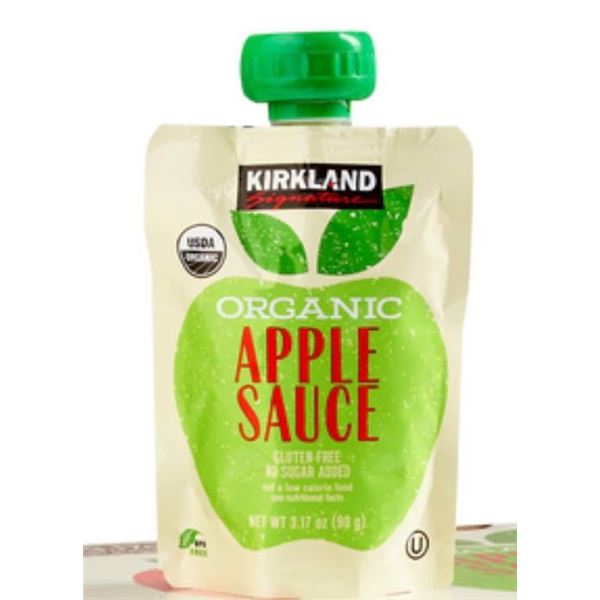 Kirkland Apple Snacks 24 Pouches 90g Each