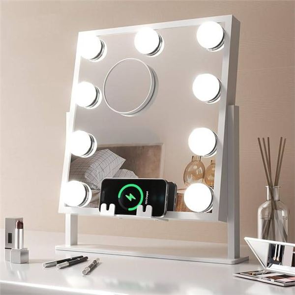 Fancii LED Lighted Vanity Mirror With Touch Controls and Bluetooth Speaker