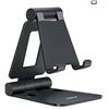 Image 1 : Nulaxy A4 Phone Stand, Aluminum and Silicone, Black