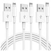 Image 1 : IPhone Charger Cord Lightning Cable 3 Pack â€“ MFi Certified for iPhone and iPad