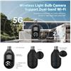 Image 1 : WiFi Smart Camera T-CP904ALF W3M with PTZ Bulb Design