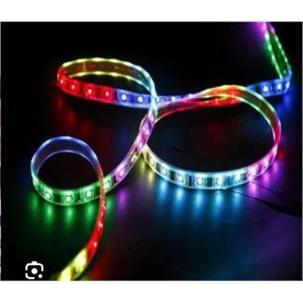 100ft RGB LED Strip Lights with Bluetooth Capability