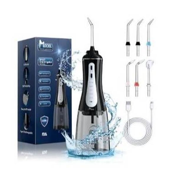 Mocel Cordless Water Dental Flosser with 5 Modes and USB-C Rechargeable Design