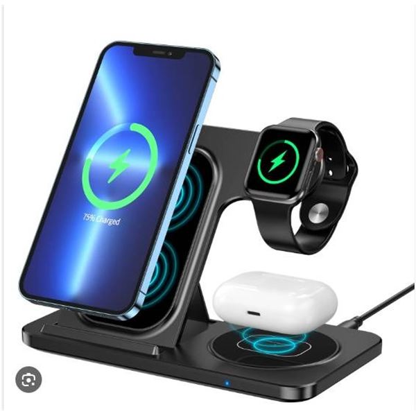 Koopao 3-in-1 Wireless Charger (Foldable) for Multiple Devices