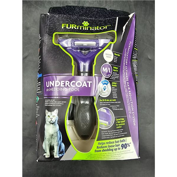 FURminator M/L Undercoat Deshedding Tool for Cats