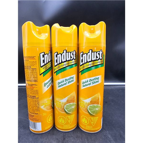 Endust Quick Dusting Natural Shine Spray, 284 g, Set of 3