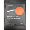 Image 2 : Narundren Rechargeable Picture Lights, 2-Pack, 3 Color Temperatures