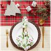 Image 1 : DII Boughs of Holly Collection Decorative Holiday Dining Table & Kitchen DÃ©cor, Napkin Set, 20Ã[x=#