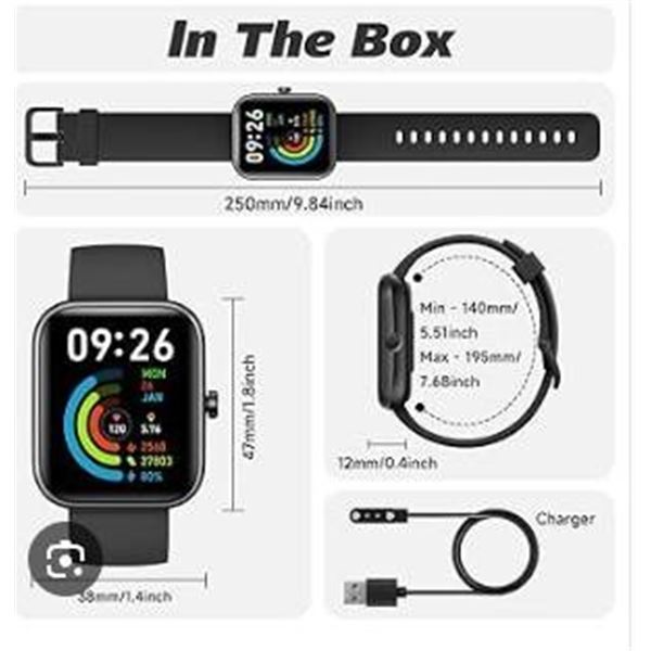 IDW25 Smart Watch With Accessories and Operation Manual