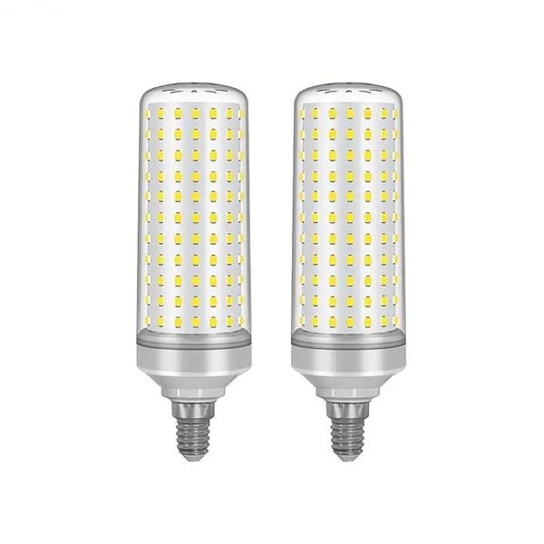 Two Rolls LED Corn Lamps 30W 6500K E27