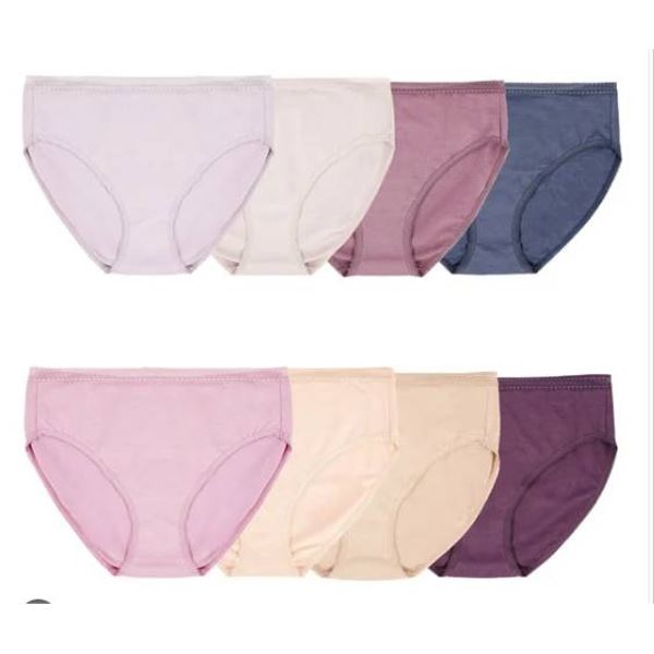 Natori Ladiesâ€™ Briefs 8-Pack in Multi-Color, Size XXL/TTG