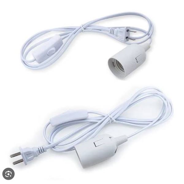 Lot of 2 110V Swag Lamps â€“ No Shades