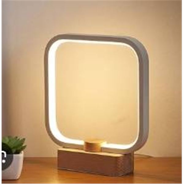 LED Table Lamp With Rectangular Frame Design