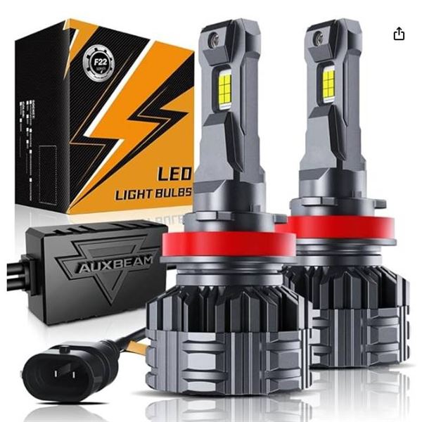 Auxbeam F22 Series LED Light Bulbs with Model GD001960