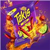 Image 1 : Takis Fuego Rolled Tortilla Chips, Chili Pepper and Lime, 18 x 90g Packs