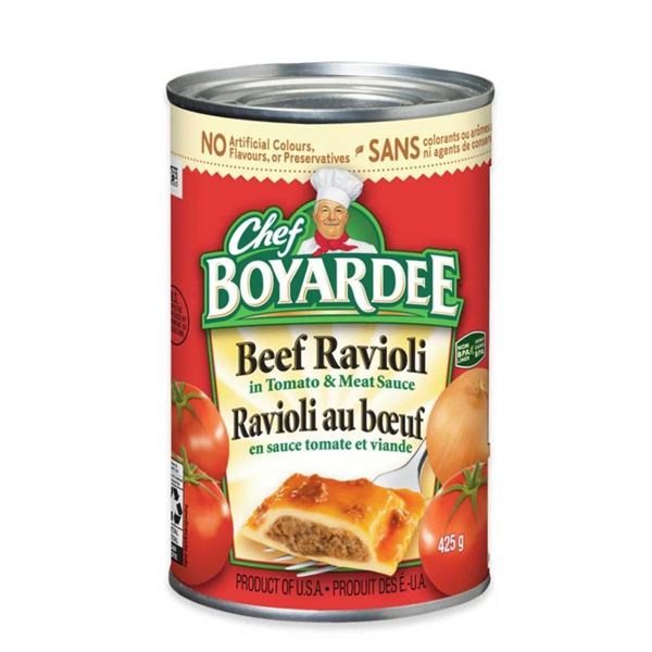 Chef Boyardee Beef Ravioli , 8 Cans, 425g