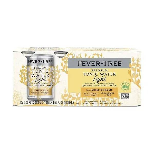 Fever Tree Light Tonic Water 3-Pack (24 Cans Total, 8x150ml)