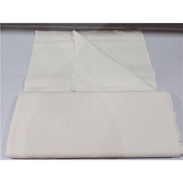 Ivory Textured Fabric Roll, 10m x 5ft