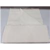 Image 1 : Ivory Textured Fabric Roll, 10m x 5ft