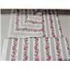 Image 1 : Floral Patterned Fabric Roll with Rose Design