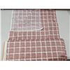 Image 1 : Decorative Textile Fabric Roll with Geometric Pattern in Red and White