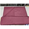 Image 1 : Burgundy Fabric Roll Measuring 6.75 Meters