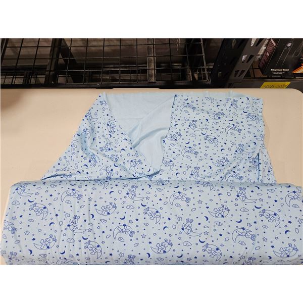 Siltex 30″ Blue Fabric With Moon And Star Design