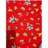 Image 2 : Red And Pink Patterned Textile Roll With Colorful Bear Design
