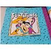 Image 2 : The Flintstones Themed Cotton Fabric Panels with Cartoon Illustrations